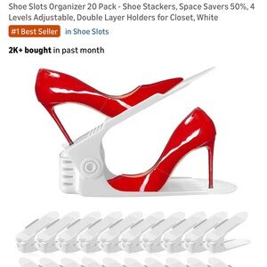 Shoe Slots Organizers 20Pack